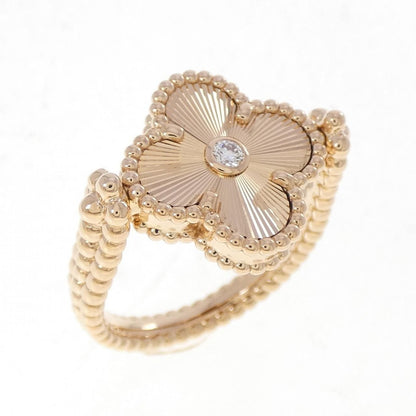 Van Cleef & Arpels Vintage Alhambra Reversible Ring — view 2
