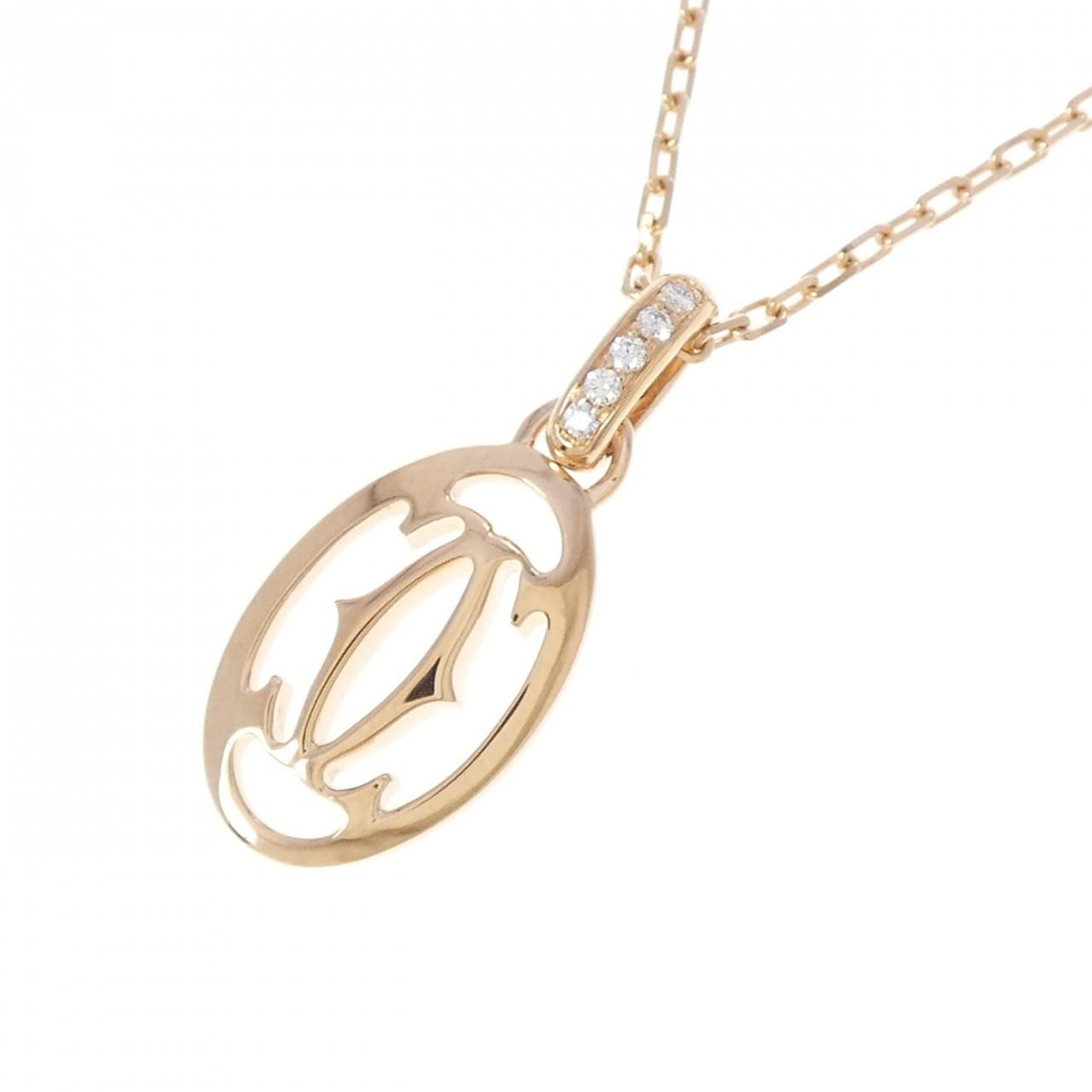 Cartier Logo Necklace Gold — view 3