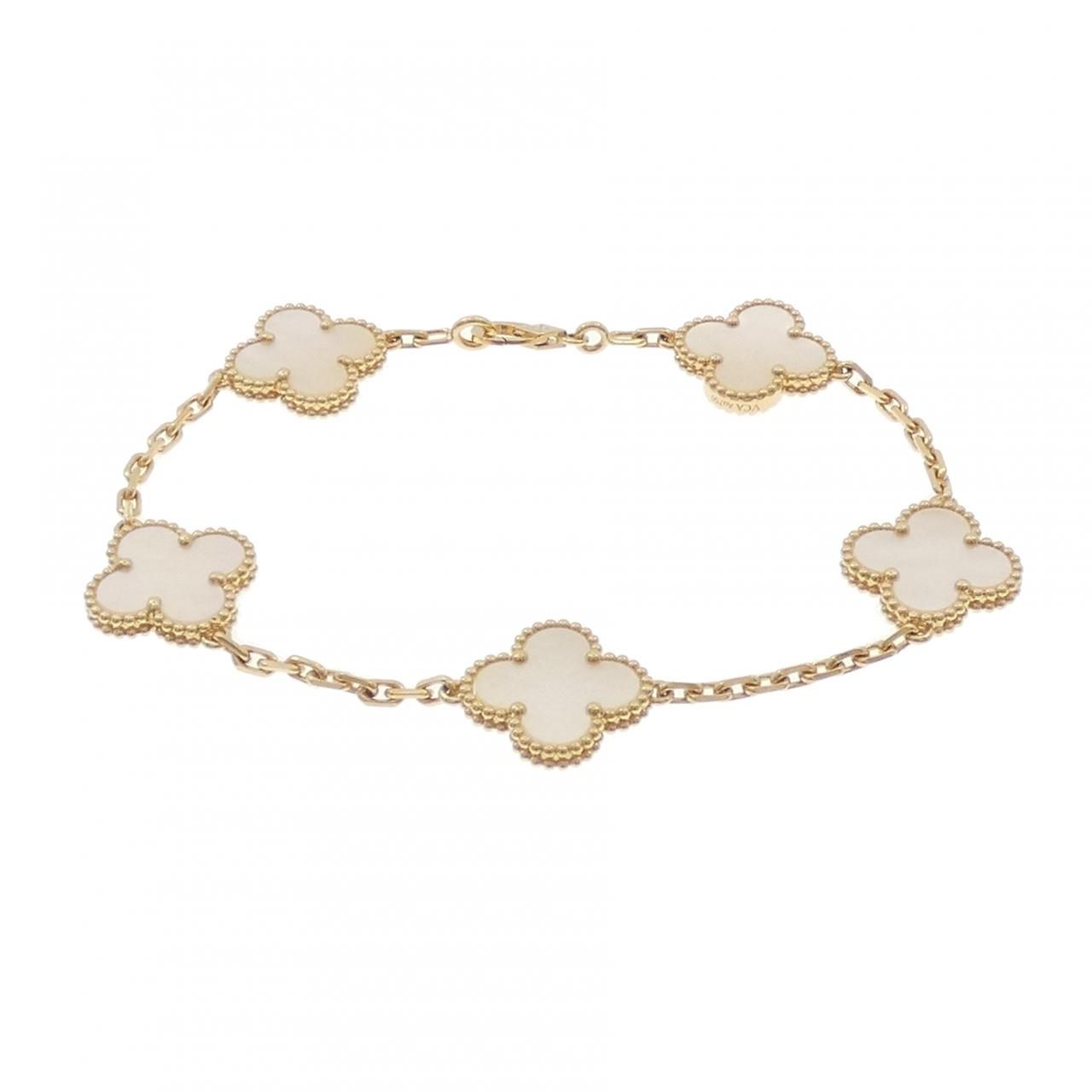 Van Cleef & Arpels Vintage Alhambra 5 Motif Bracelet — view 2