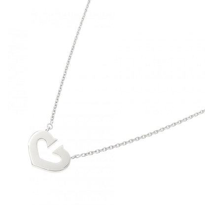 Cartier C Necklace White Gold — view 2