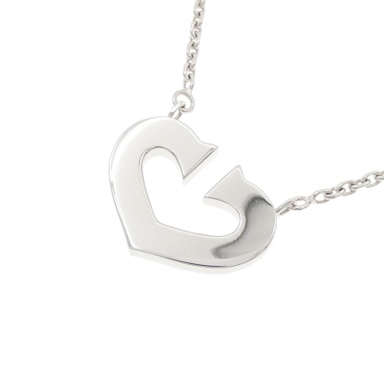 Cartier C Necklace White Gold — view 3