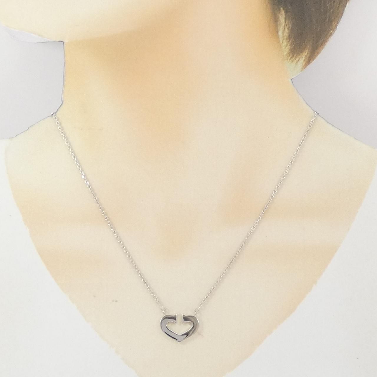 Cartier C Necklace White Gold — view 5