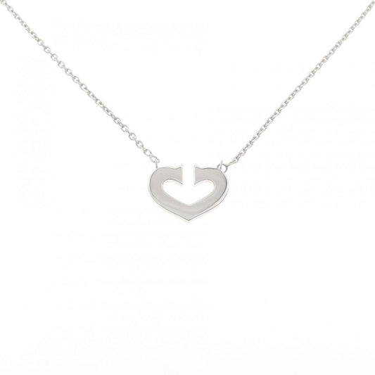 Cartier C Necklace White Gold