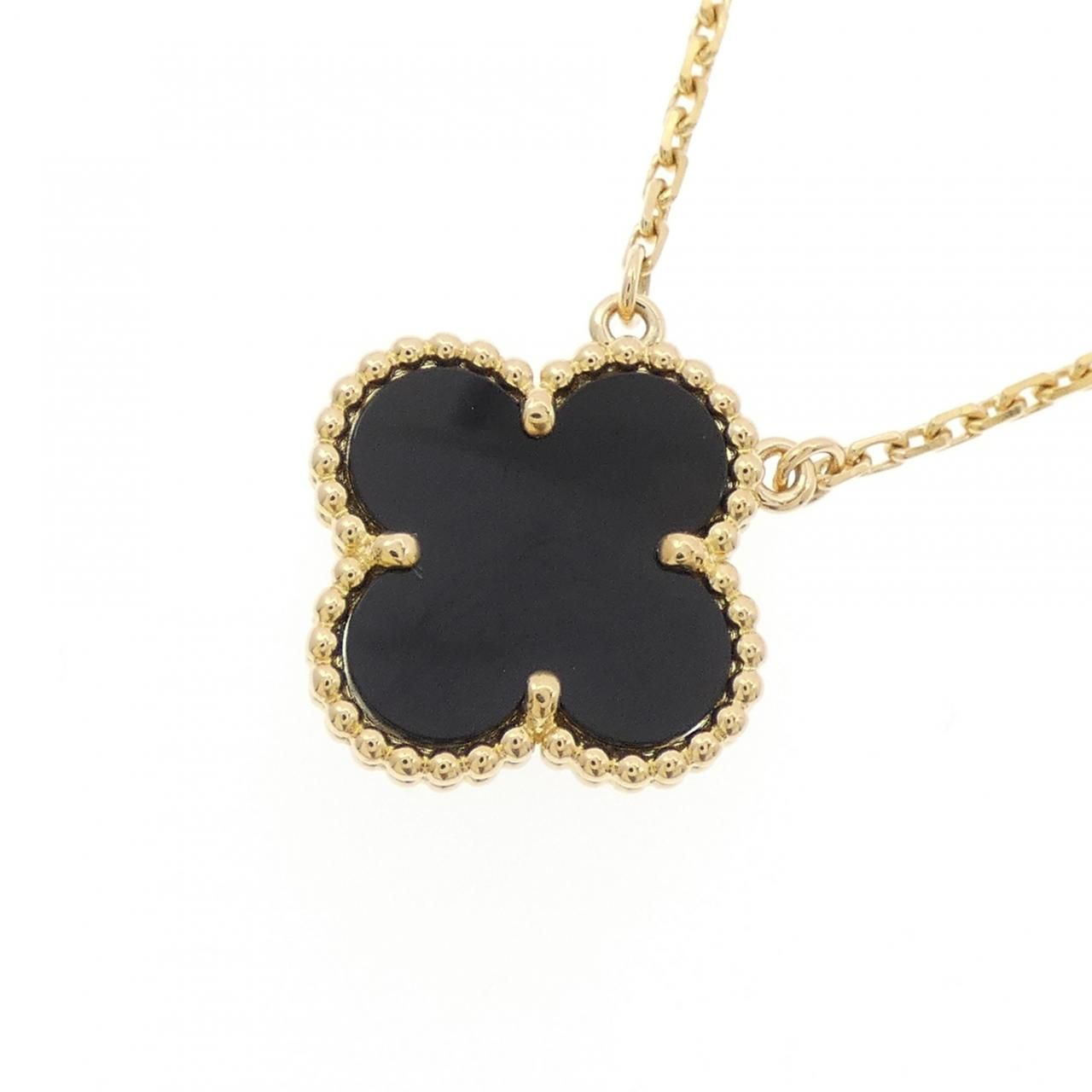 Van Cleef & Arpels Vintage Alhambra Necklace — view 3