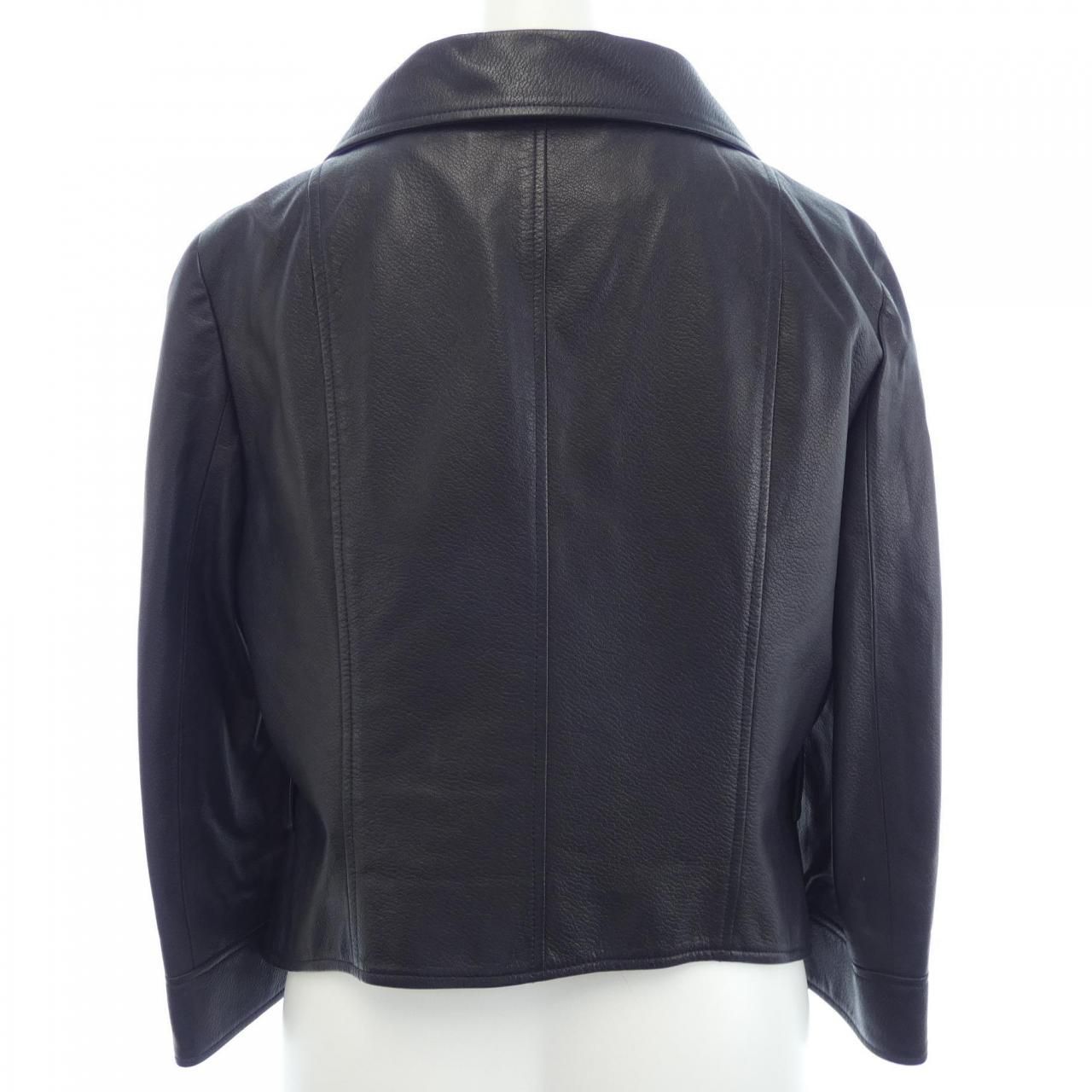Chanel Leather Jacket Black — view 2