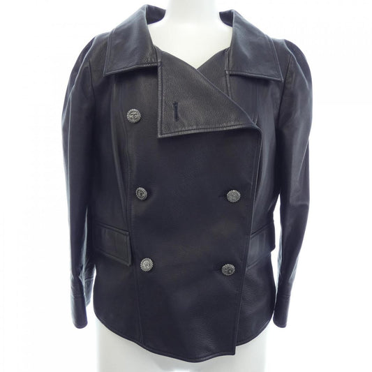 Chanel Leather Jacket Black