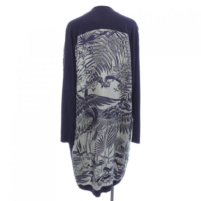 Hermes Long Cardigan Navy — view 2