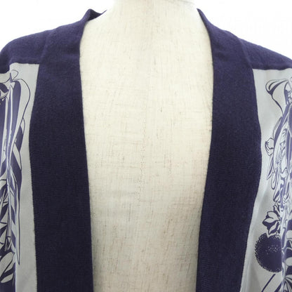 Hermes Long Cardigan Navy — view 4