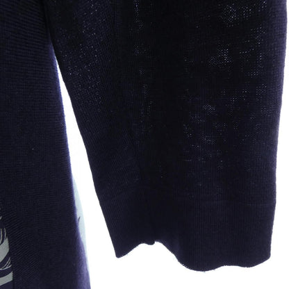 Hermes Long Cardigan Navy — view 5