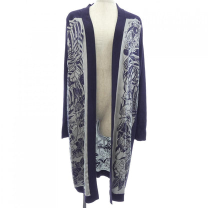 Hermes Long Cardigan Navy