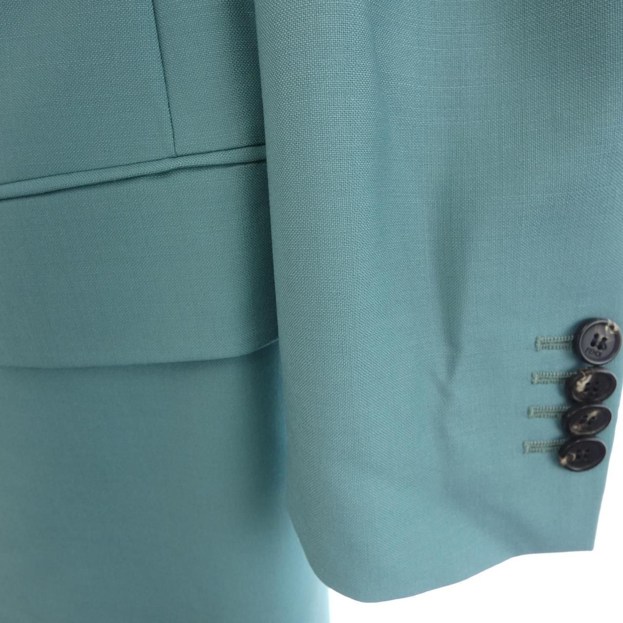 Fendi Coat Green — view 7