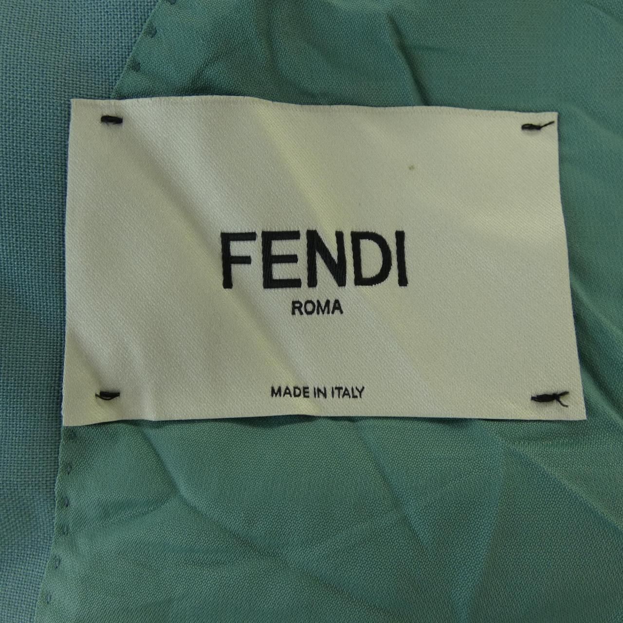 Fendi Coat Green — view 5