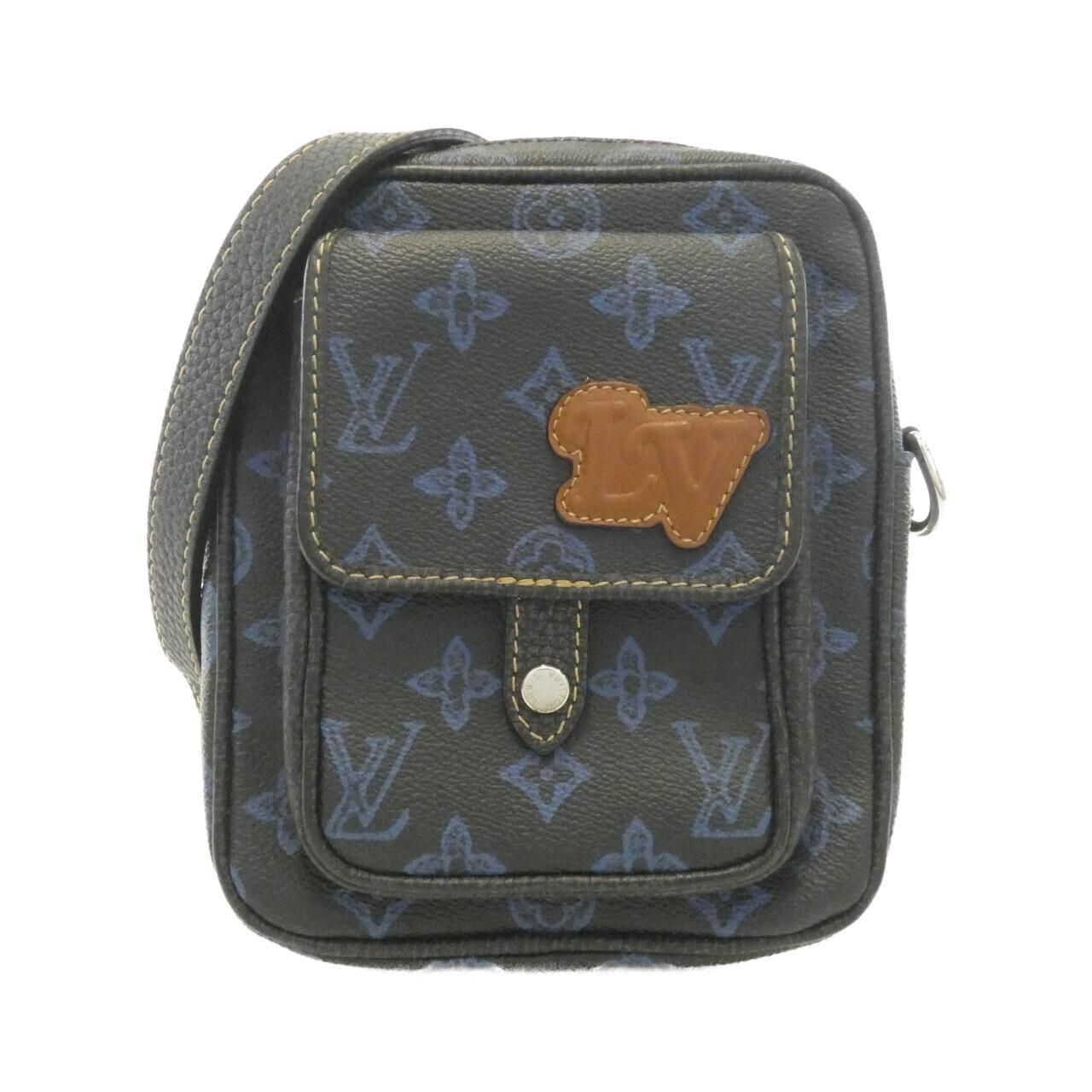 Louis Vuitton Monogram Record Christopher Wearable Wallet Shoulder