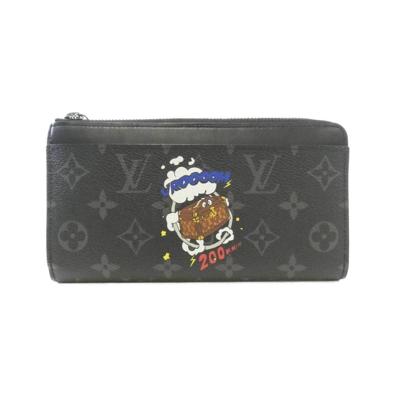 Louis Vuitton Monogram Eclipse Zippy Dragonne Wallet