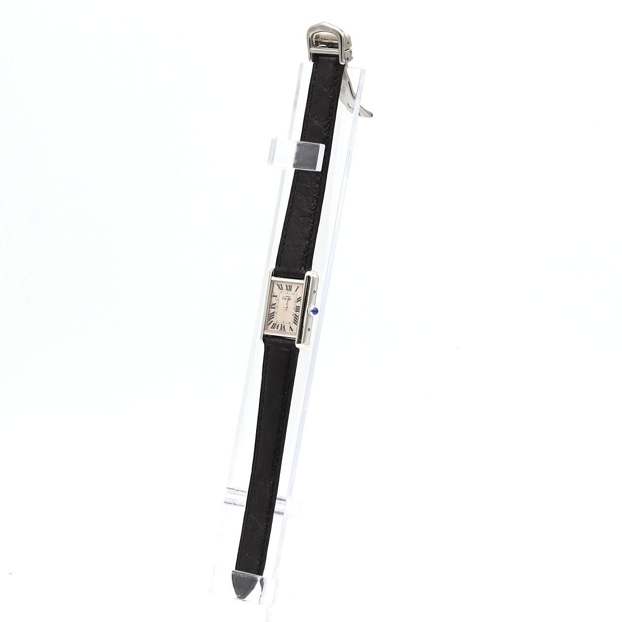 Cartier Must Tank SM Limited Silver Quartz Watch — view 2