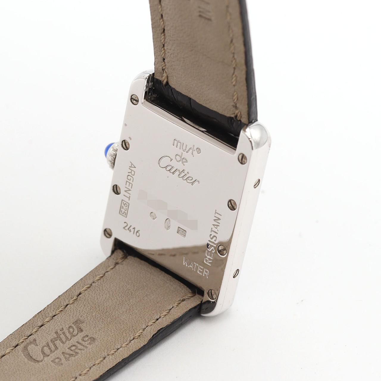 Cartier Must Tank SM Limited Silver Quartz Watch — view 5