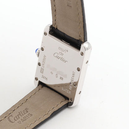 Cartier Must Tank SM Limited Silver Quartz Watch — view 5