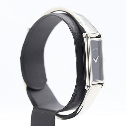 Gucci Bangle Watch SS Quartz Black Dial — view 2