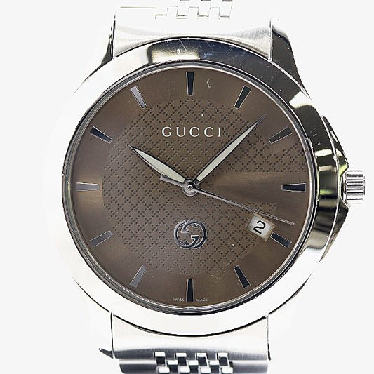 Gucci Timeless 126.4 SS Quartz Bordeaux Dial Watch