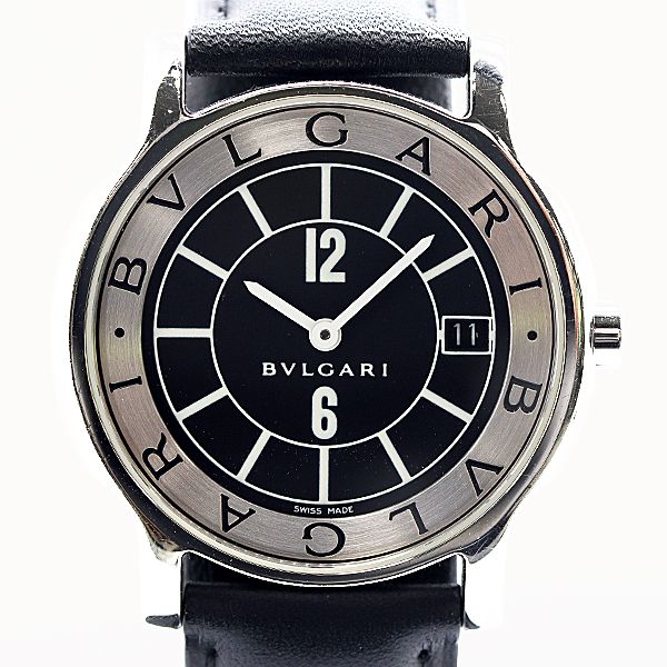 Bvlgari Solo Tempo Quartz Black Dial Watch