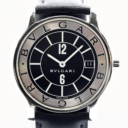 Bvlgari Solo Tempo Quartz Black Dial Watch