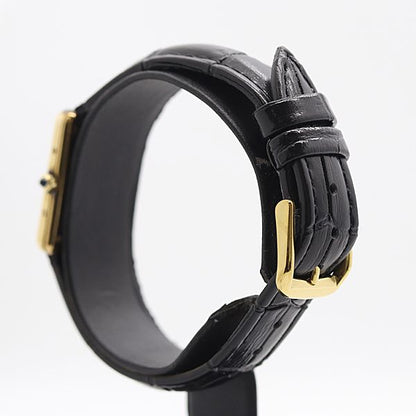 Cartier Must Tank SM Quartz Yellow Dial Watch — view 3