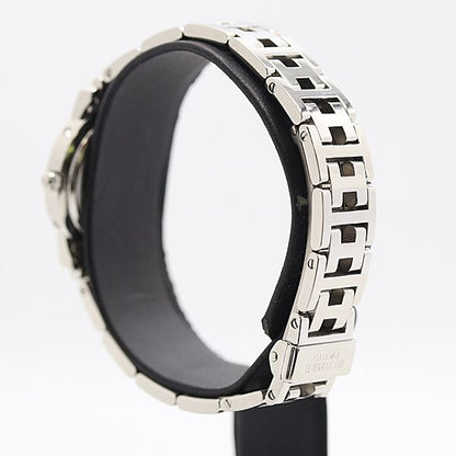 Hermes Clipper Cles Quartz Diamond Bezel White Shell Dial Watch — view 3