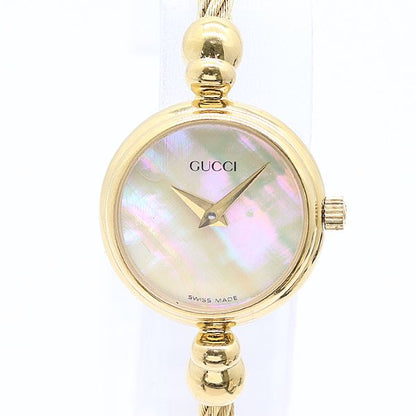Gucci Quartz Bangle Watch Shell Dial