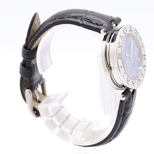 Bvlgari B-zero One Quartz Ice Blue Shell Dial Watch — view 2