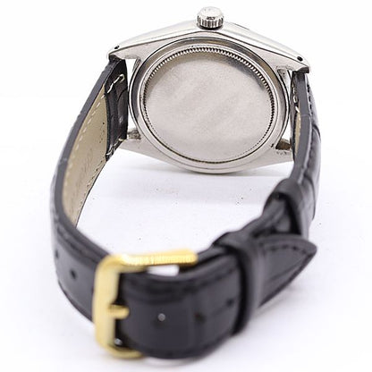 Rolex Oyster Date Precision Manual Winding Champagne Dial Watch — view 4