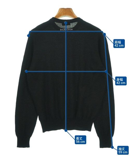Balenciaga Knit Sweater Black — view 7