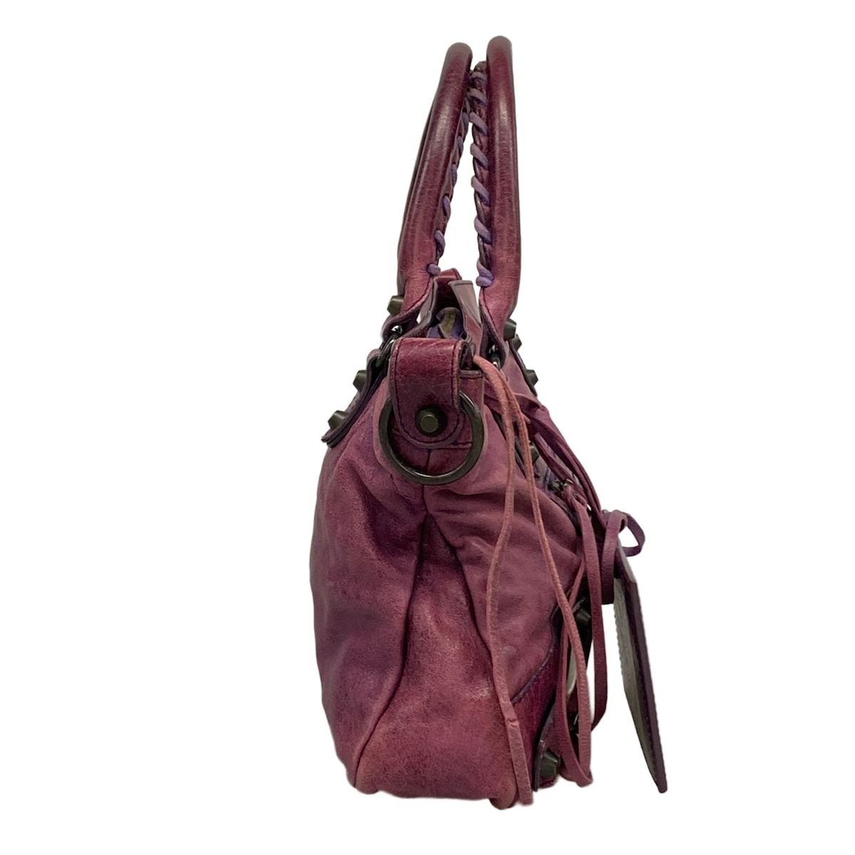 Balenciaga Handbag the Fast Purple Leather — view 2