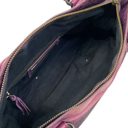 Balenciaga Handbag the Fast Purple Leather — view 7