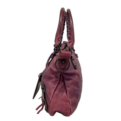 Balenciaga Handbag the Fast Purple Leather — view 4