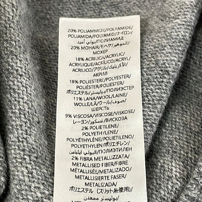 Gucci Long Sleeve Sweater M Gray Pink Multi Yuko Higuchi Cat Interlocking — view 5