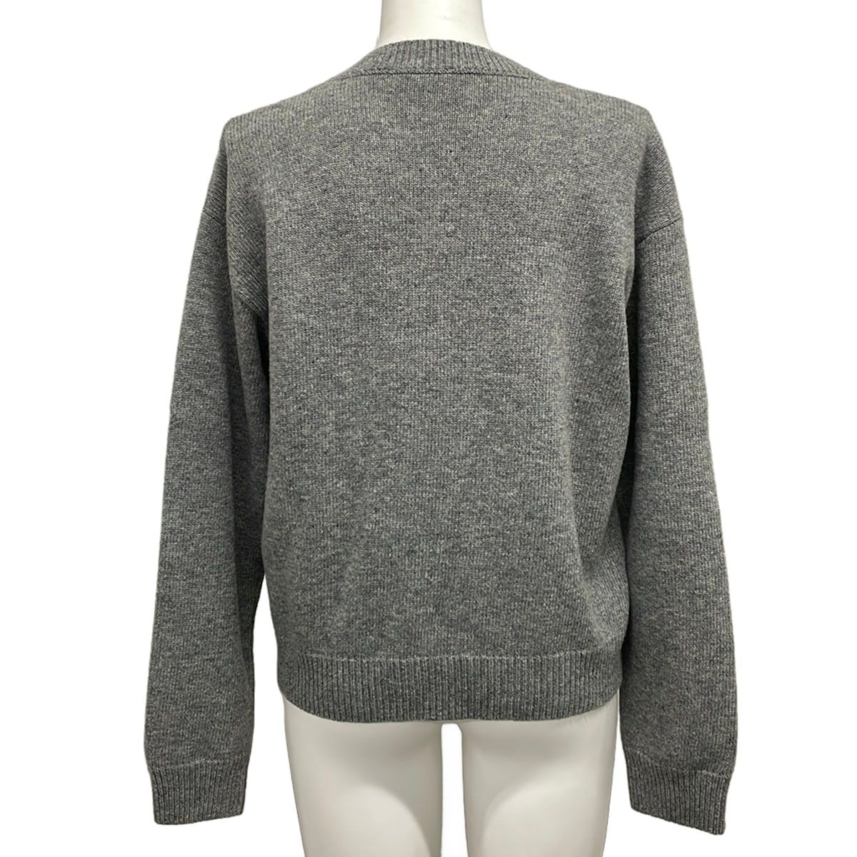 Gucci Long Sleeve Sweater M Gray Pink Multi Yuko Higuchi Cat Interlocking — view 2