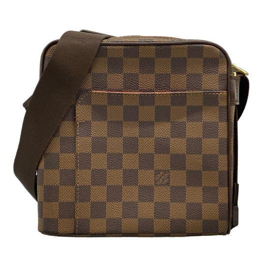 Louis Vuitton Shoulder Bag Damier Olaf PM Ebene
