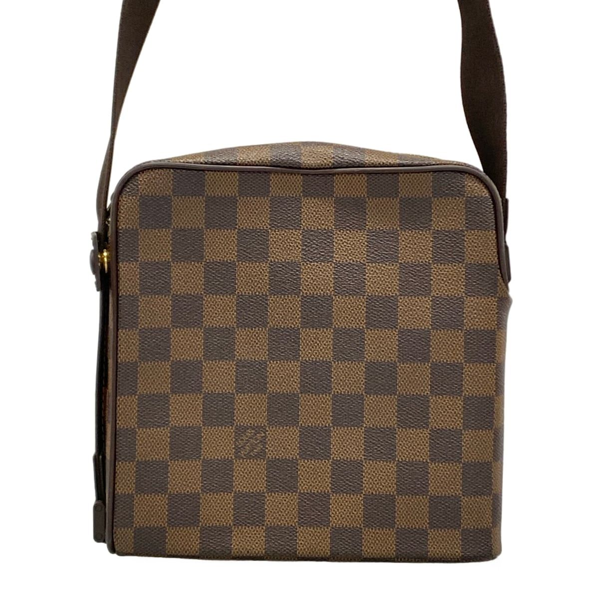 Louis Vuitton Shoulder Bag Damier Olaf PM Ebene — view 3