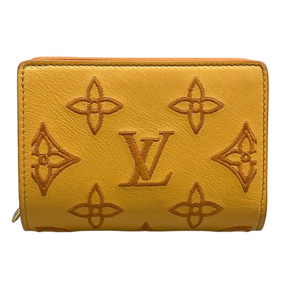 Louis Vuitton Bifold Wallet Collection Line Portefeuille Clair Saffron Leather