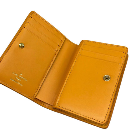 Louis Vuitton Bifold Wallet Collection Line Portefeuille Clair Saffron Leather — view 3