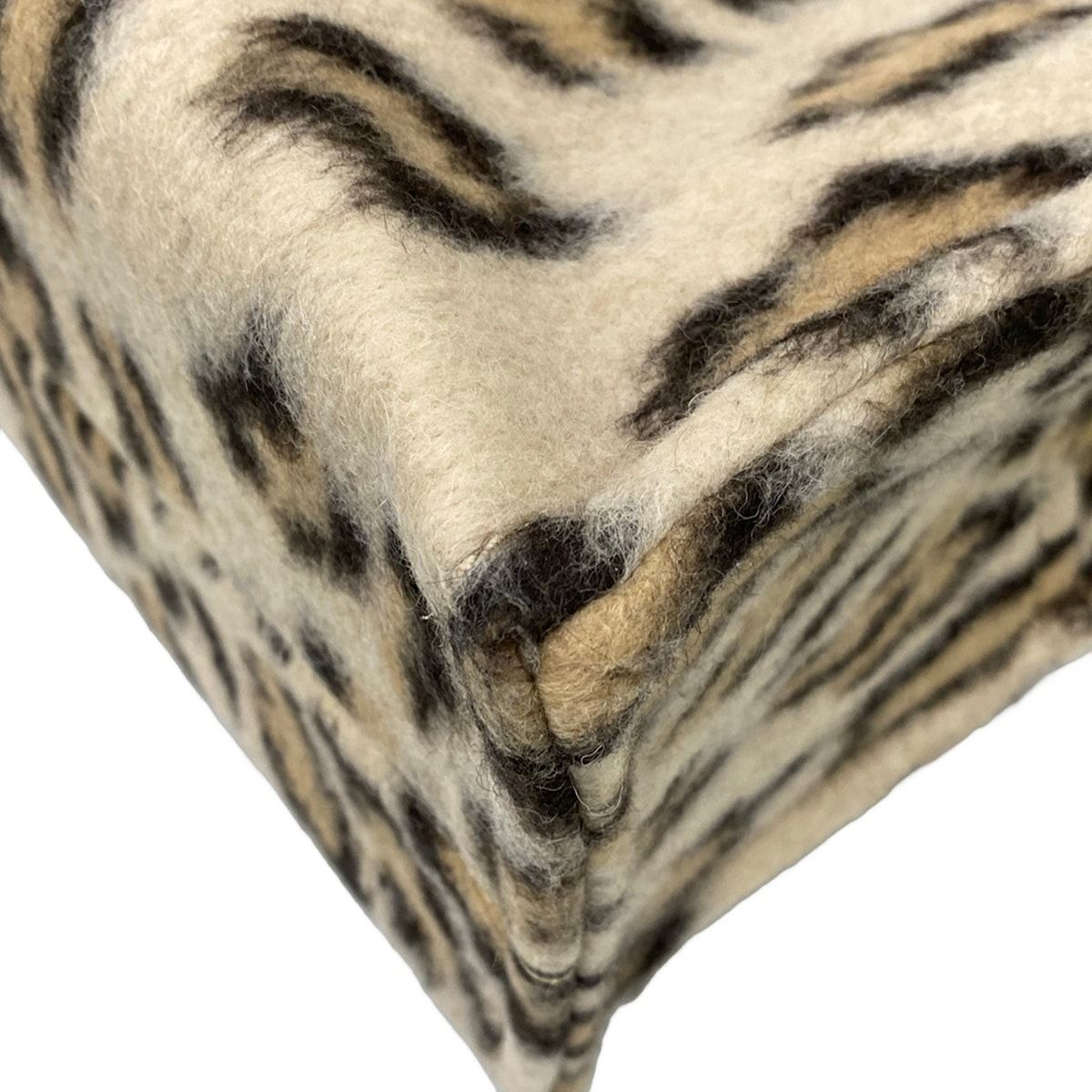 Celine Tote Large Cabas Thais Beige Black Multi Leopard Print — view 6