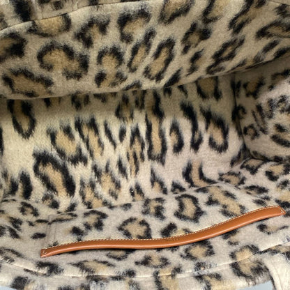Celine Tote Large Cabas Thais Beige Black Multi Leopard Print — view 7