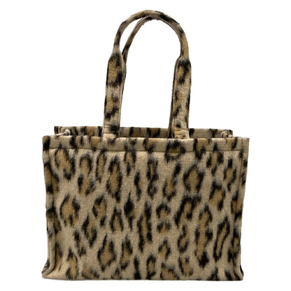 Celine Tote Large Cabas Thais Beige Black Multi Leopard Print — view 3