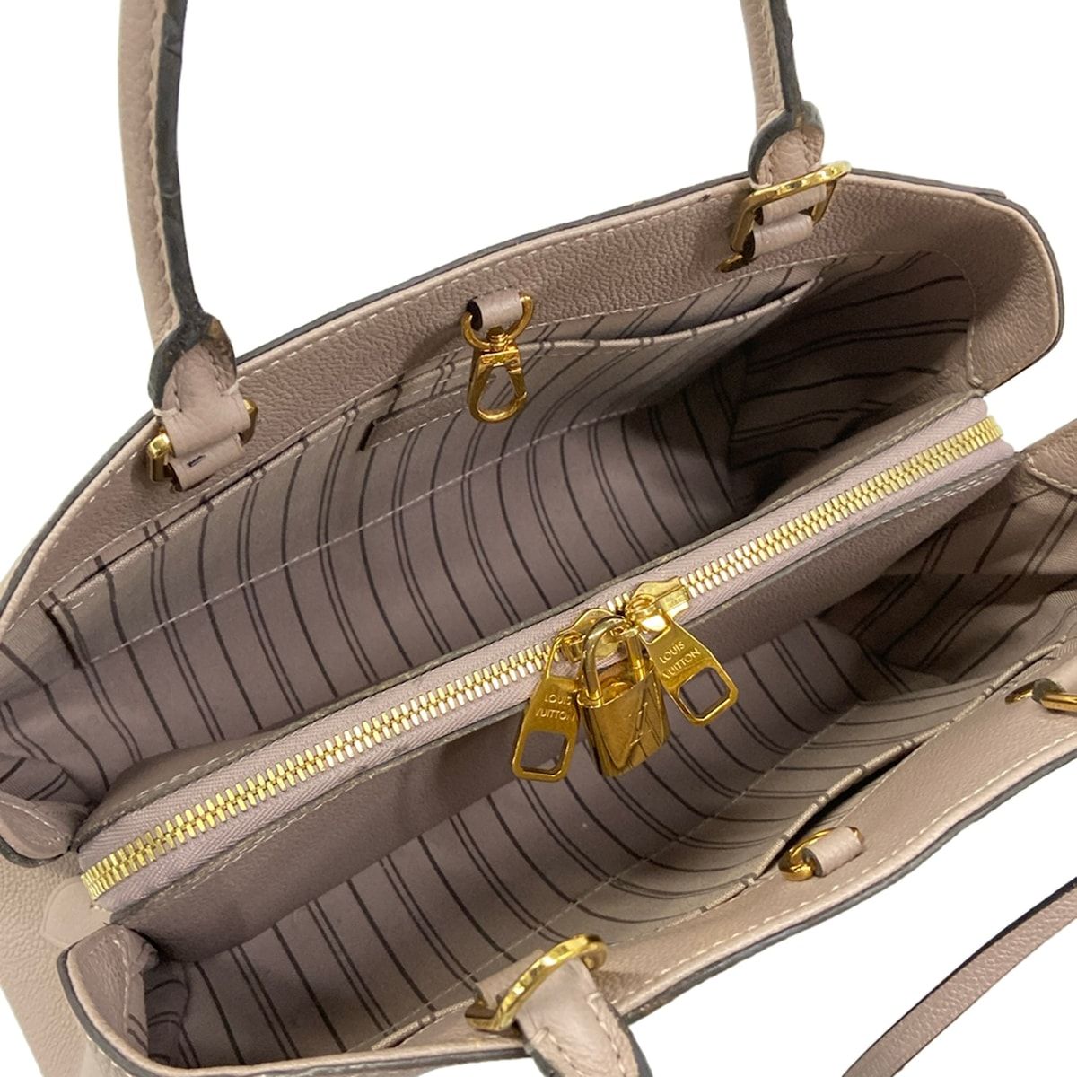 Louis Vuitton Handbag Monogram Empreinte Montaigne MM Galle Leather — view 7