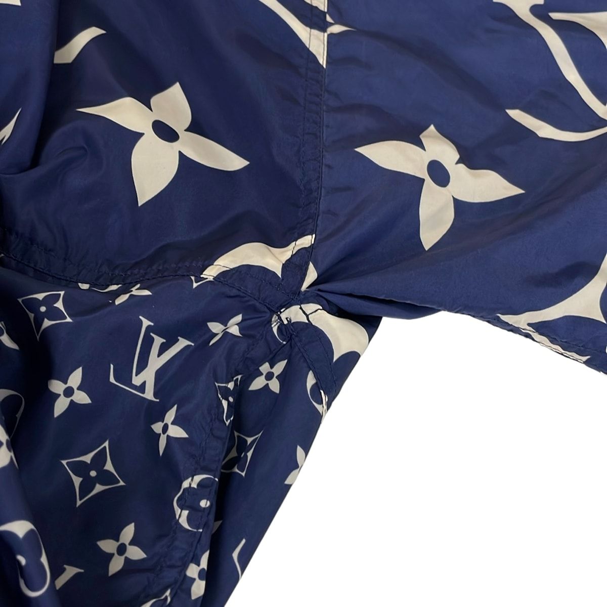 Louis Vuitton Jacket 34 S LV Escal Printed Navy White Long Sleeve Spring Autumn — view 8