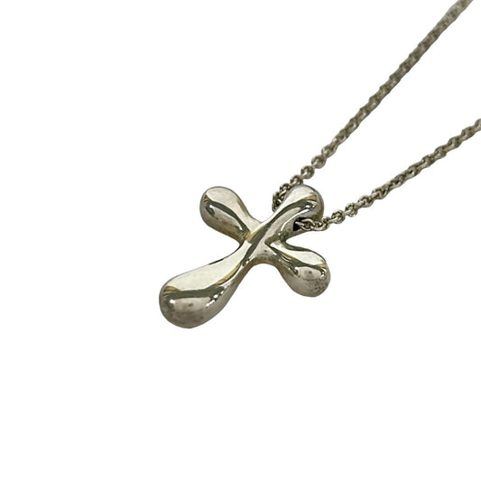 Tiffany & Co Necklace Small Cross Silver