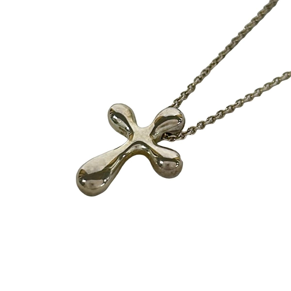 Tiffany & Co Necklace Small Cross Silver — view 3