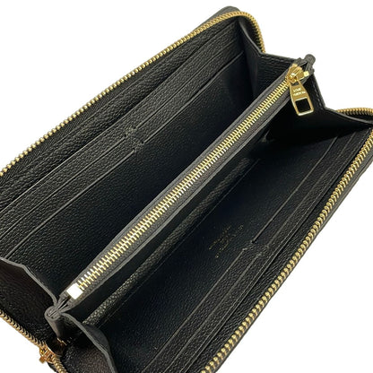 Louis Vuitton Wallet Monogram Empreinte Portefeuille Clemence Noir Leather — view 3