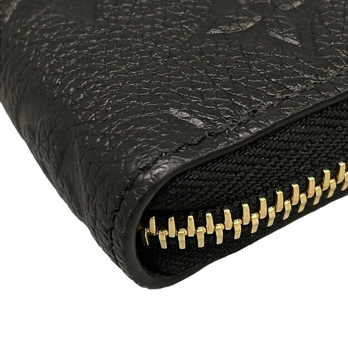Louis Vuitton Wallet Monogram Empreinte Portefeuille Clemence Noir Leather — view 6
