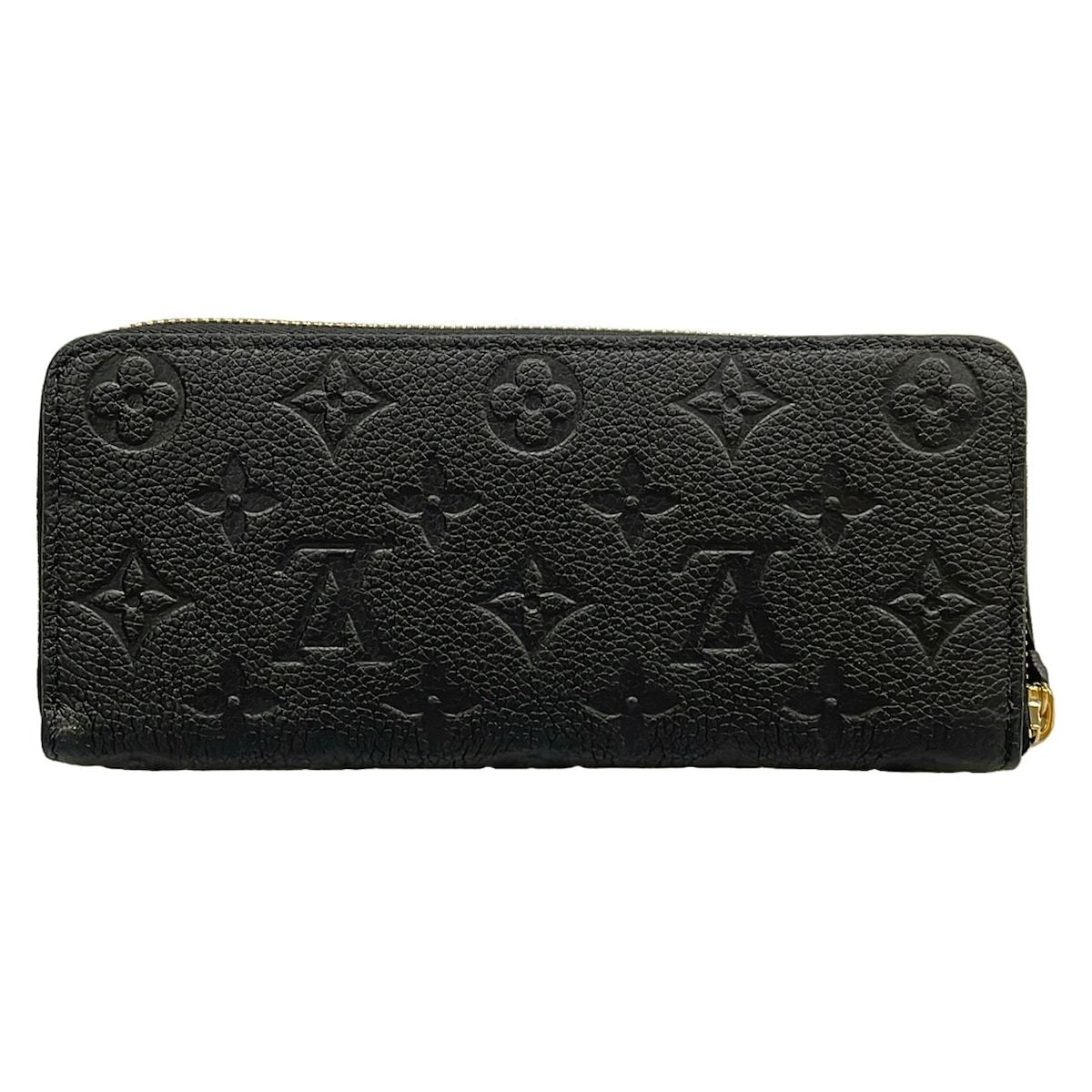 Louis Vuitton Wallet Monogram Empreinte Portefeuille Clemence Noir Leather — view 2
